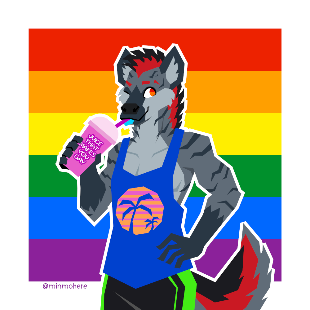 corvo drinking juice